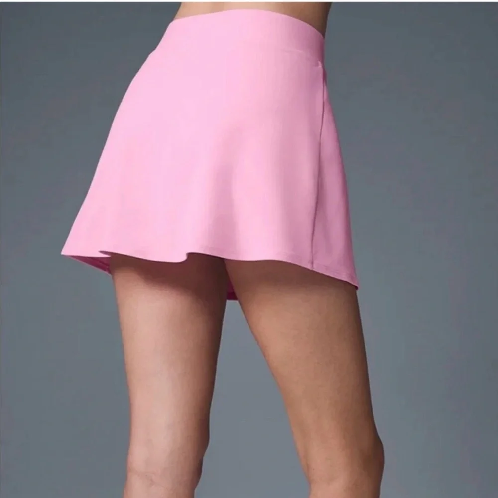 NWT Alo Yoga Alosoft Backspin Skirt Pink Size L Tennis Active - Picture 4 of 7